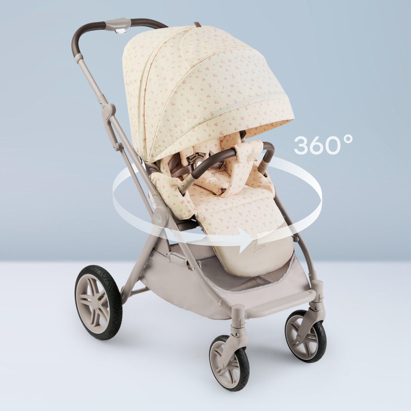 Прогулочная коляска HAPPY BABY Luna, sand - фото №1