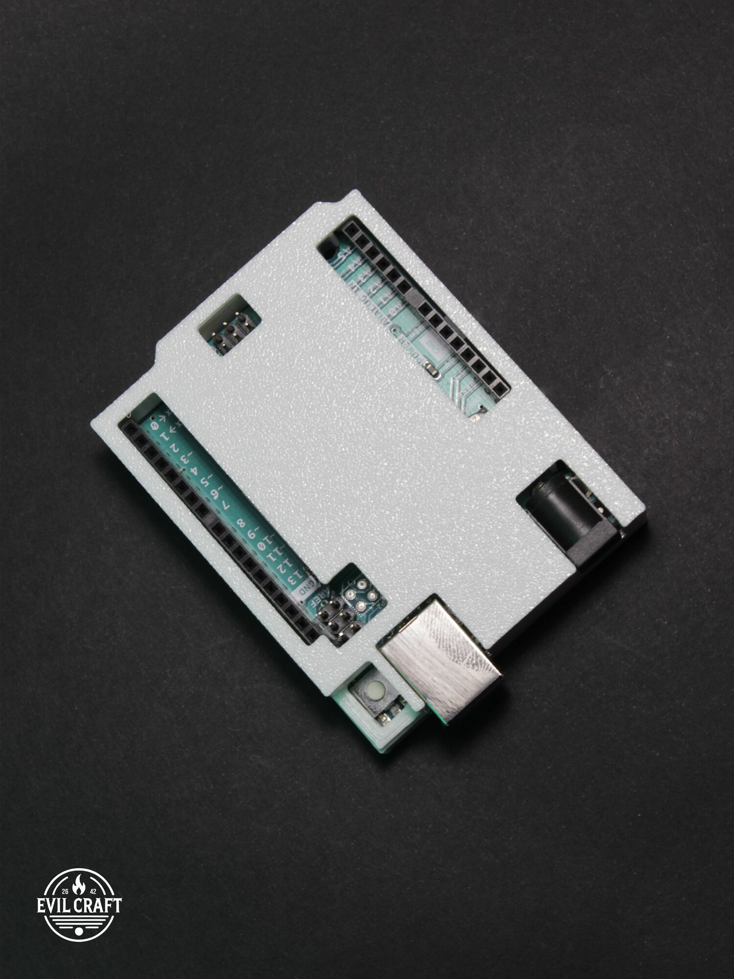 Корпус защитный для Arduino Uno / R3, PLA - пластик, белого цвета — фото 1