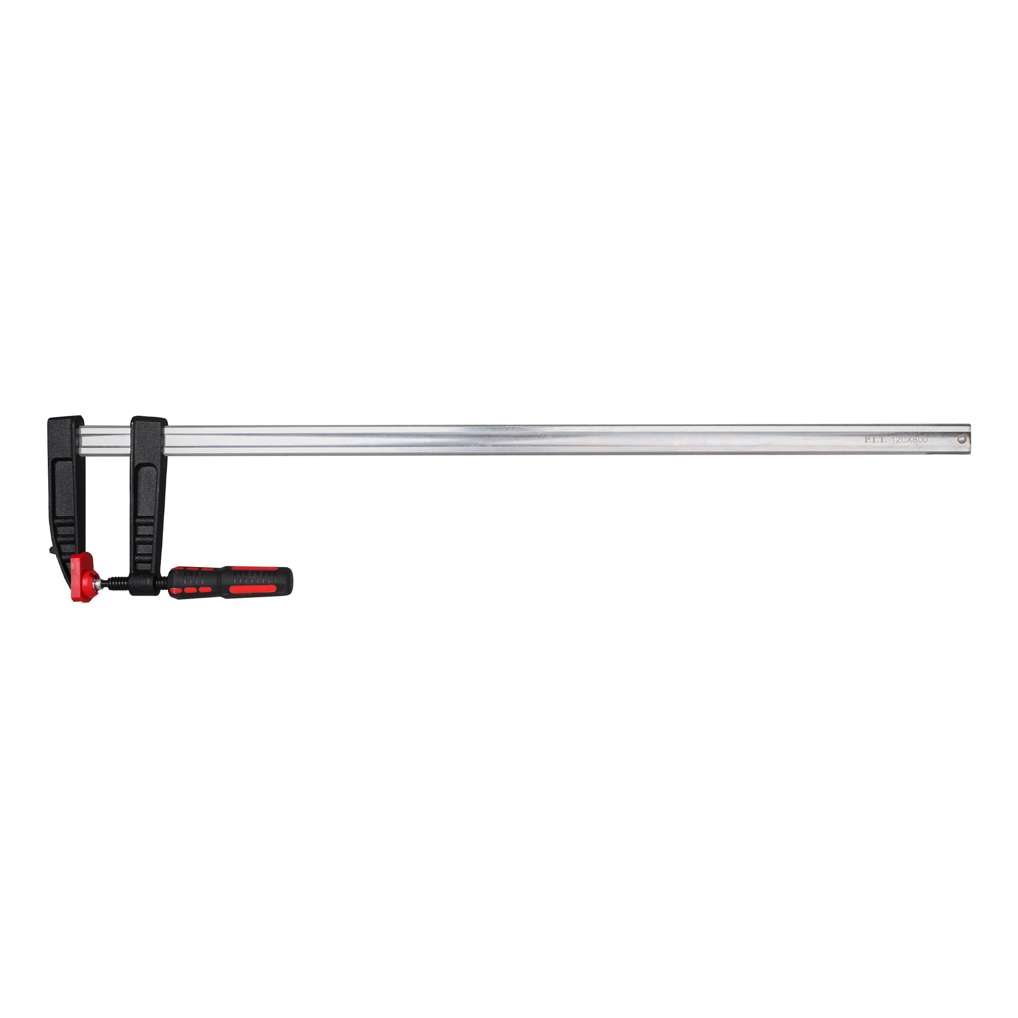 Струбцина винтовая P.I.T. ADVANCE HCLF03-0800 (800мм, тип F, 120х780 мм, 4000 Н, сталь/чугун)