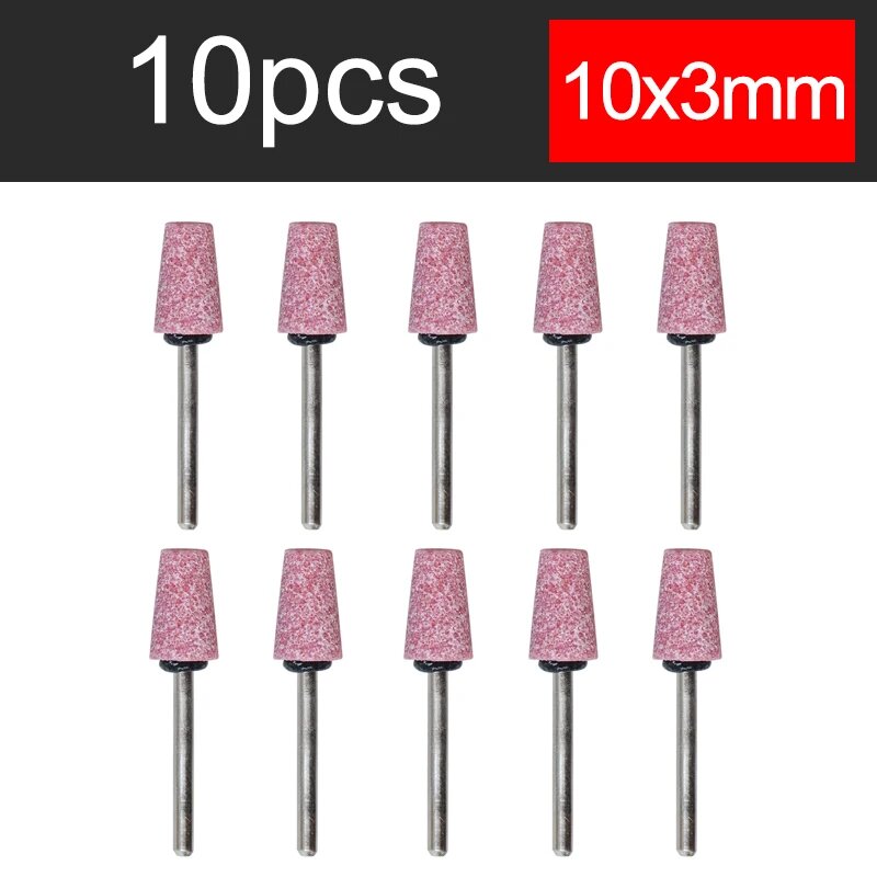 Абразивная насадка для Dremel комплект из 10 шлифовальных насадок для электрического шлифовального станка 10mm