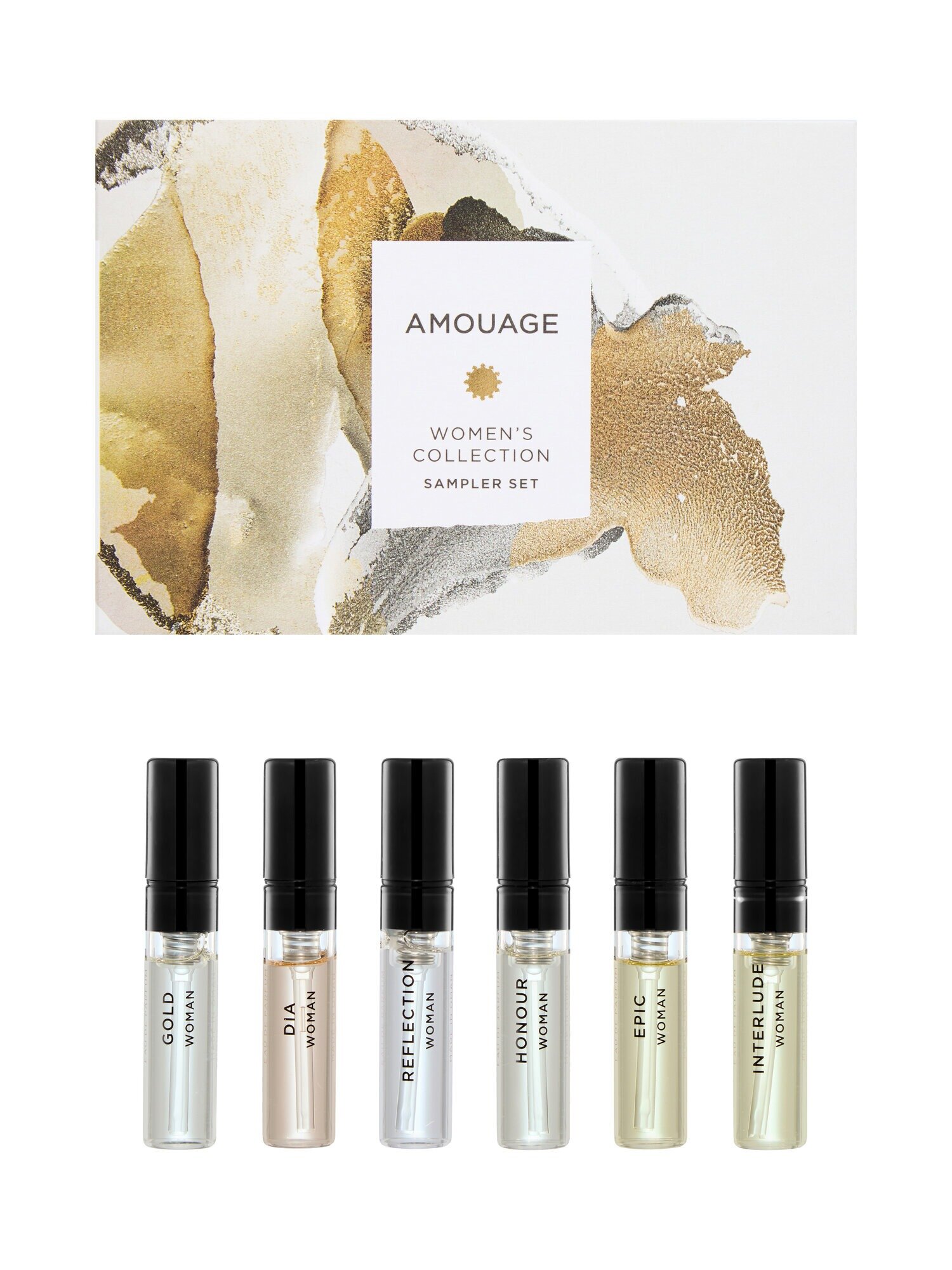 Набор парфюмерной воды AMOUAGE Women's Discovery, 6 шт. по 2 мл