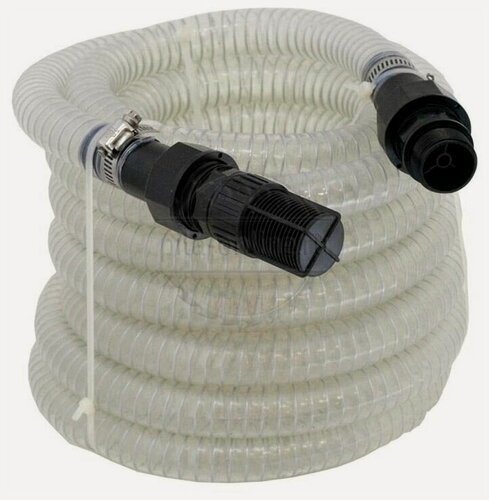 Изображение товара Шланг армированный Калибр AS800 3/4. 8 м, обр. клапан