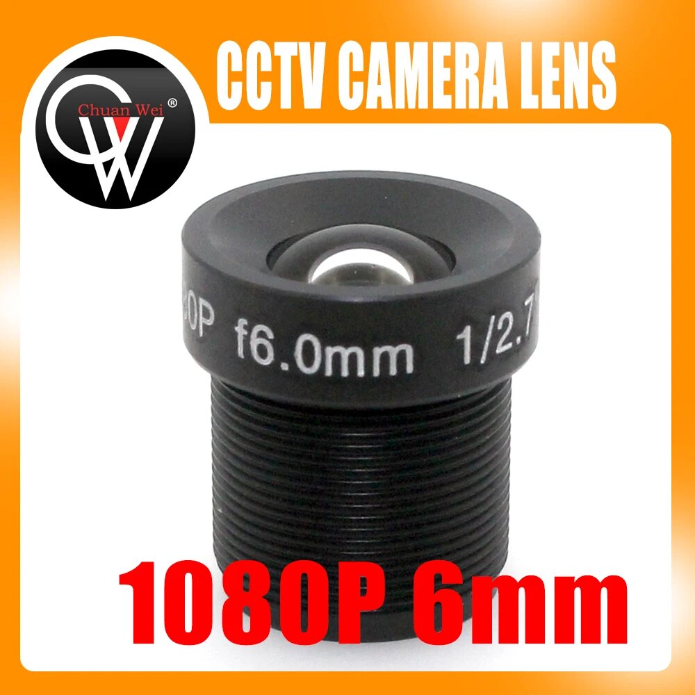1080P CCTV 6 мм 8 мм 12 мм объектив m12 65 градусов 1/2,7 дюйма 6 мм для HD Full HD камеры видеонаблюдения IP-камера M12 * 0,5 MTV Mount, 6mm