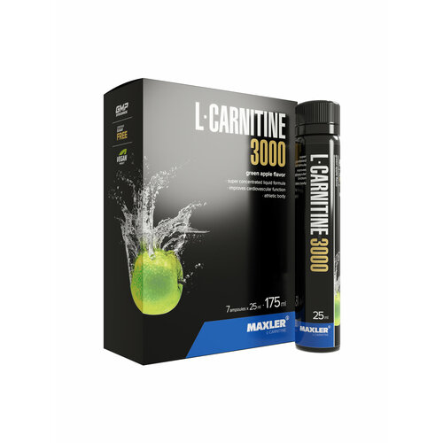 Maxler L-карнитин Comfortable Shape 3000, зеленое яблоко