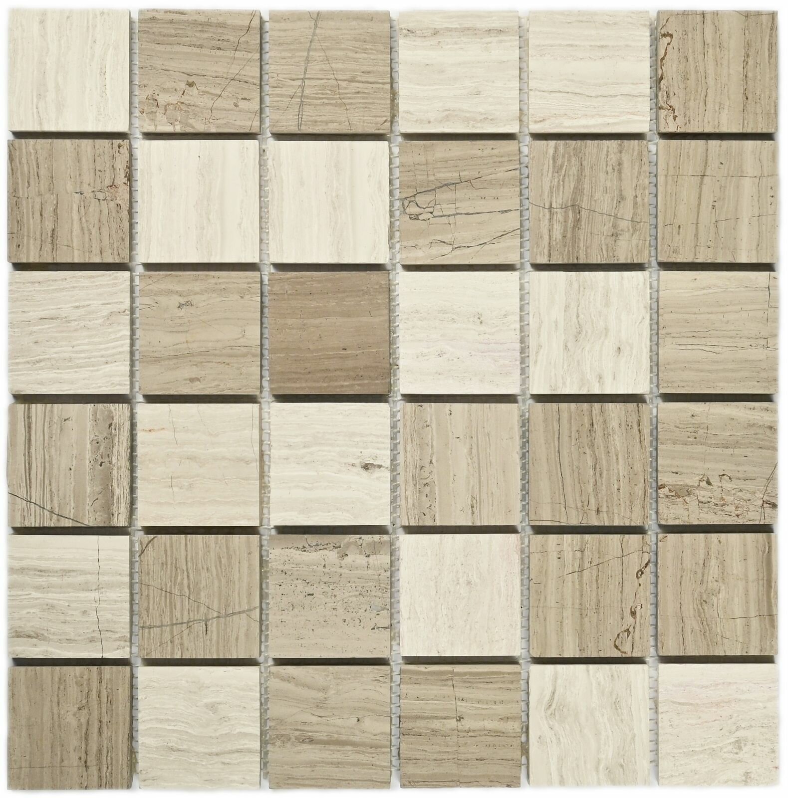 Плитка декоративная мозаика каменная Dakar 305х305 мм 1 штука