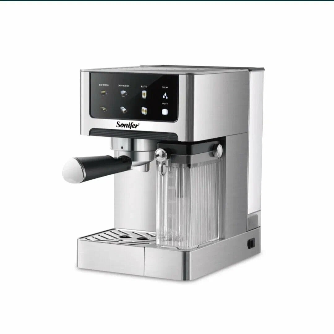Кофемашина Sonifer SF-3587, для эспрессо, латте, капучино, сенсорное управление