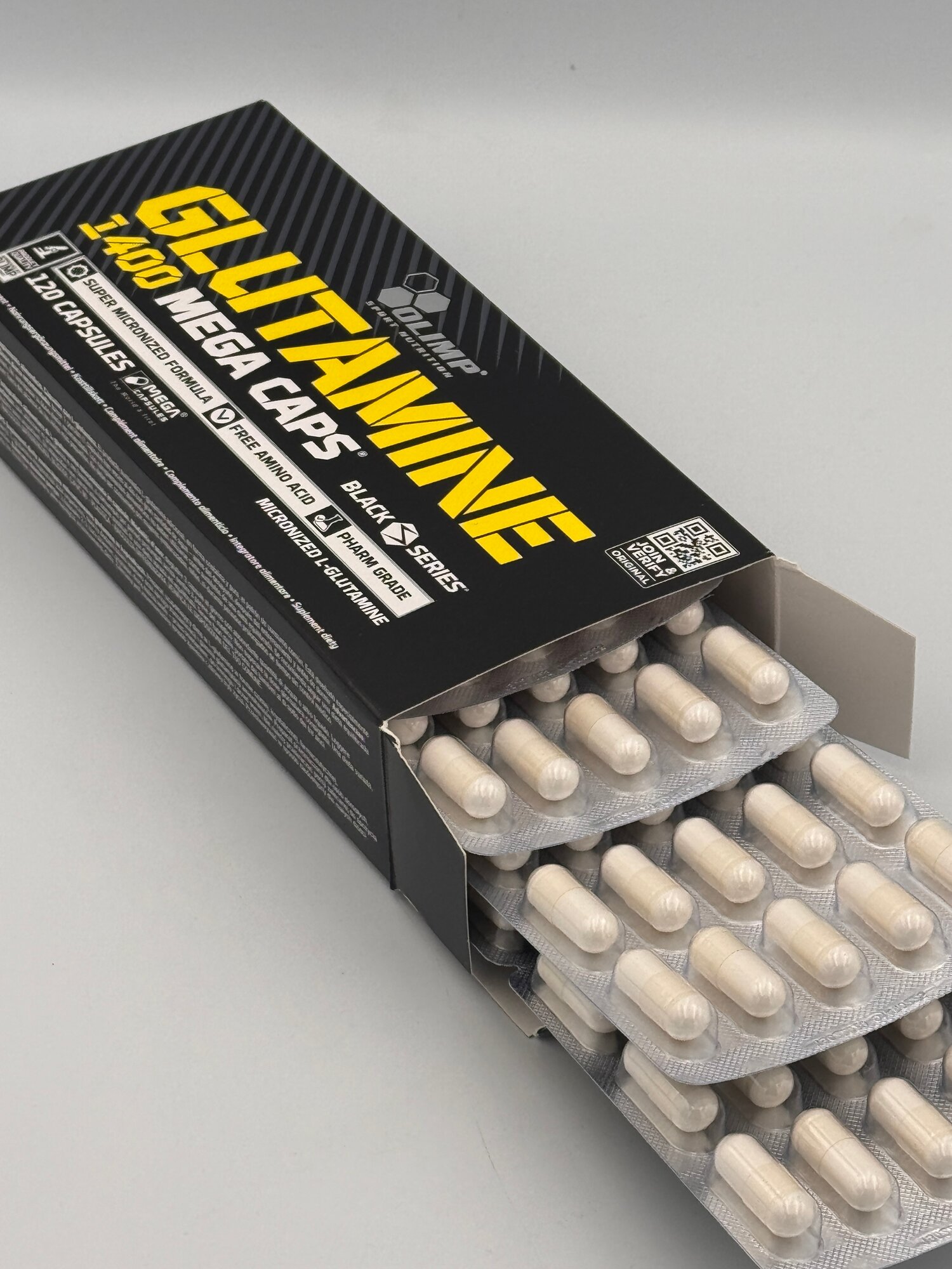 Olimp Glutamin 1400mg mega 120 caps глутамин для востановления мыщц — фото 1