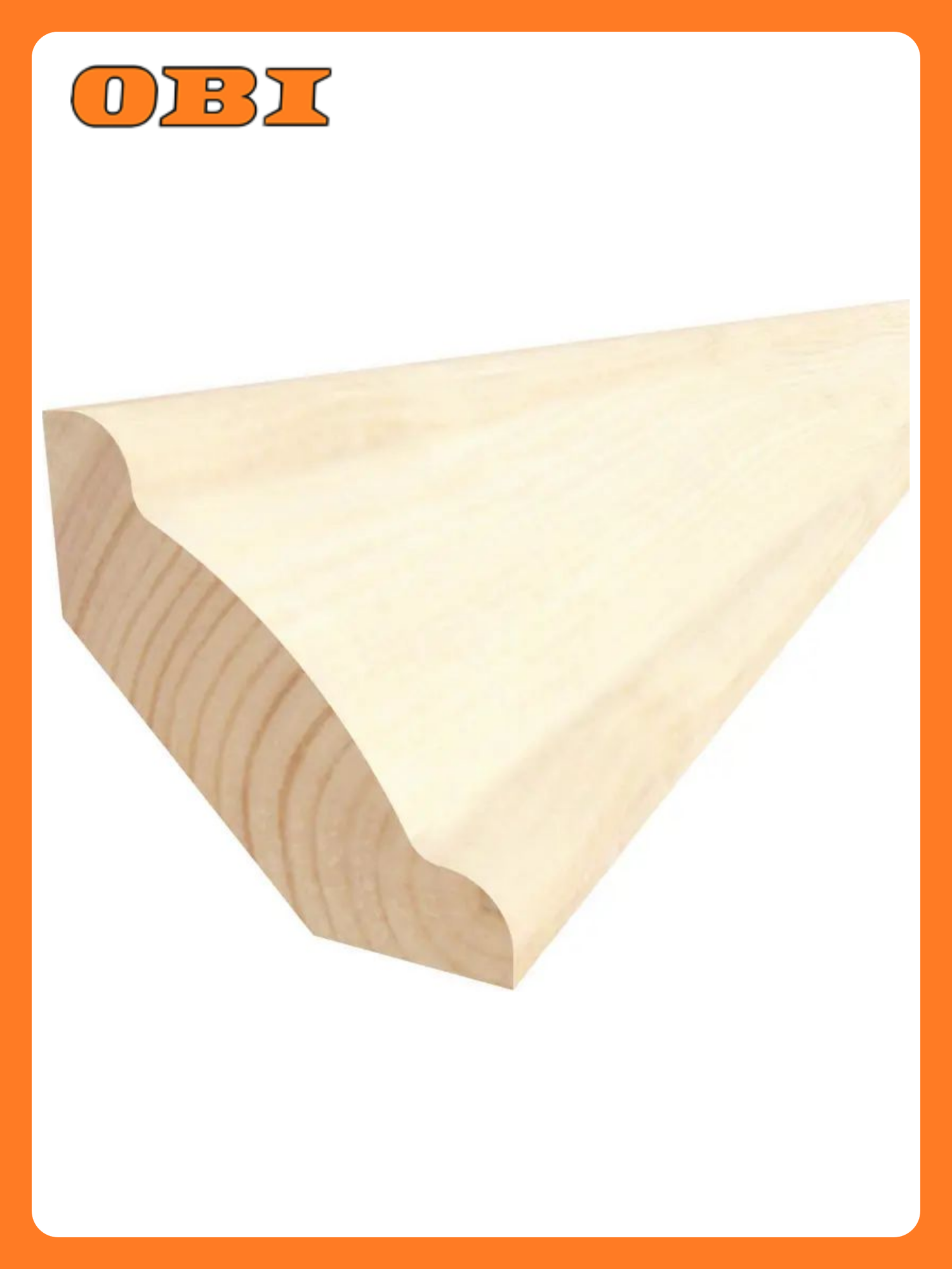 Галтель Timber and Style ГС-40 срощенная хвоя экстра бежевая 1000х40 мм