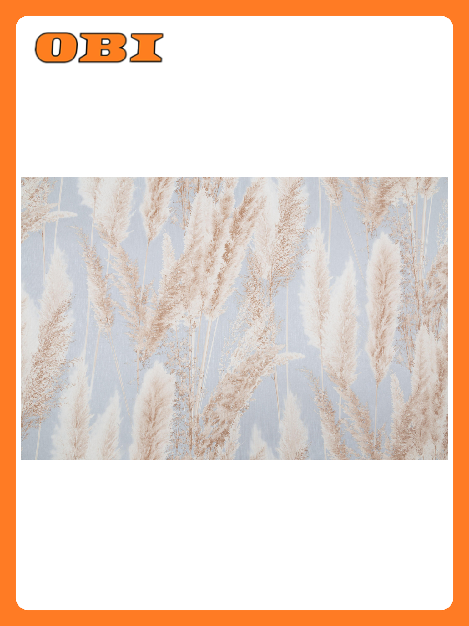 Обои флизелиновые VOG Collection CORTADERIA VV72086-62 106Х1005 м голубой
