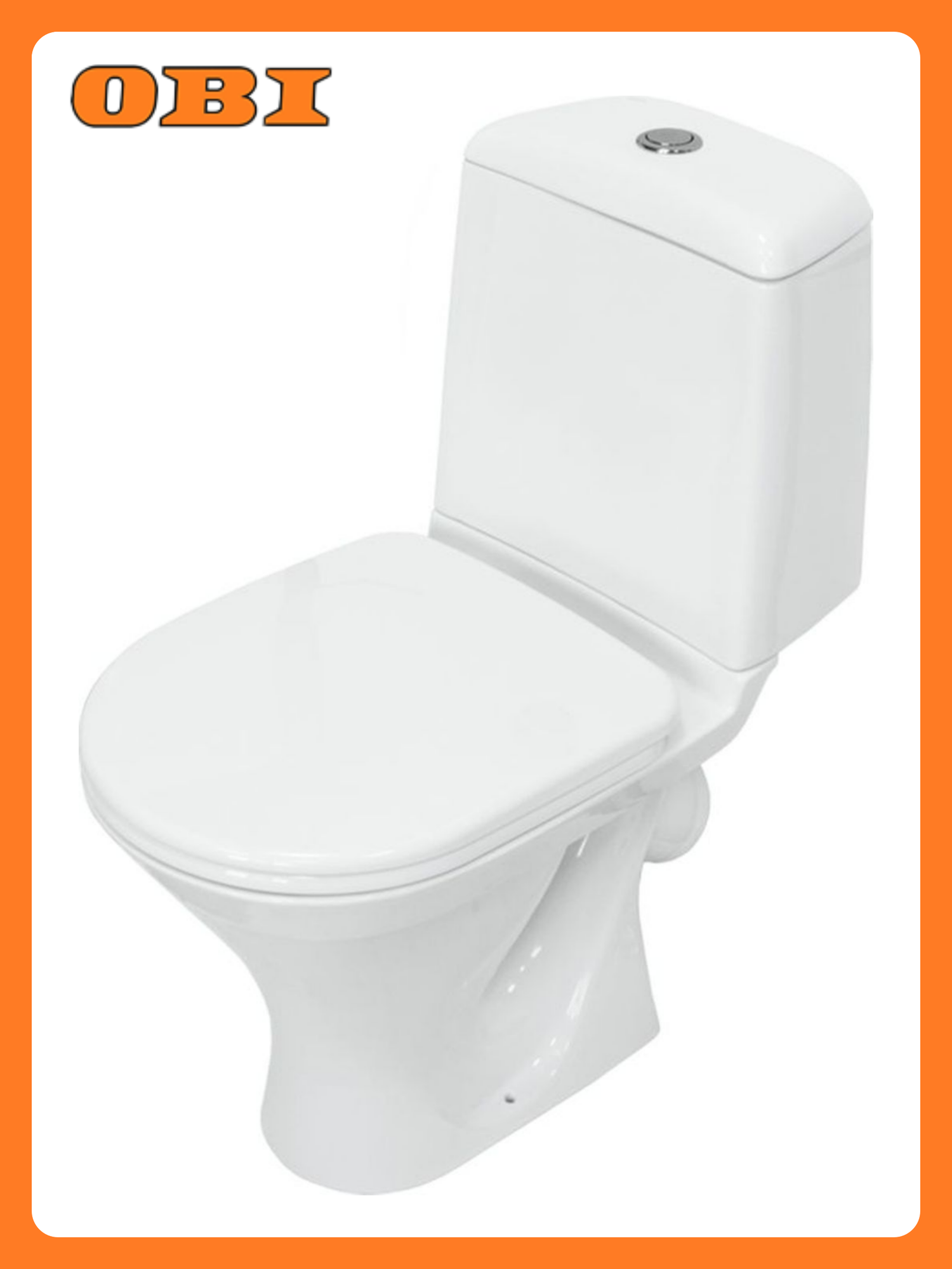 Унитаз Sanita Attika Эконом ATCSACC01090113 антивсплеск белый