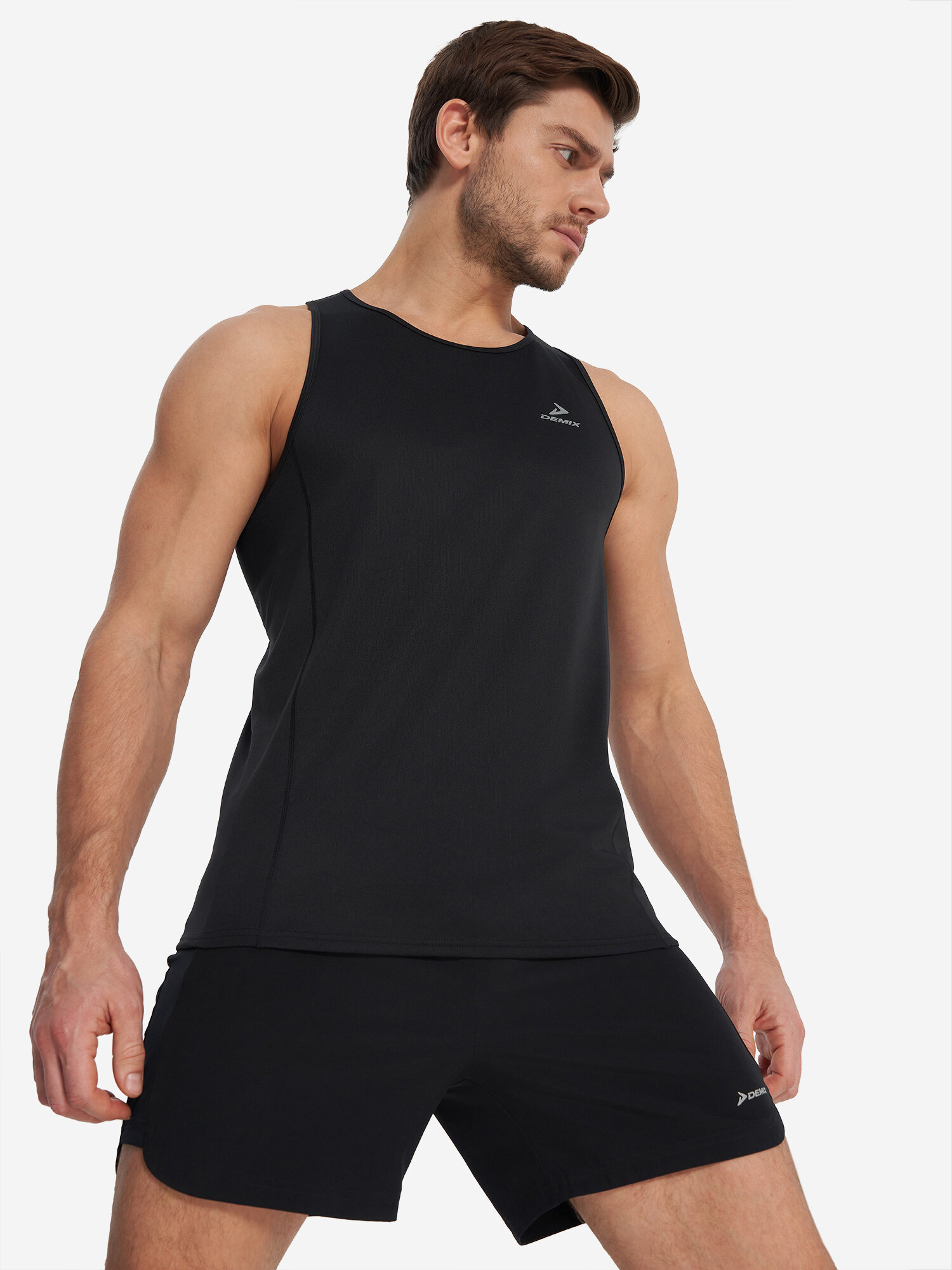 Майка спортивная Demix, размер 50, черный — фото 1