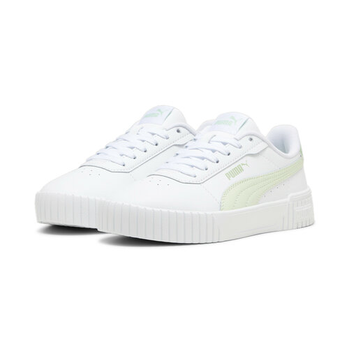 Кроссовки PUMA Carina 2.0 Sneakers Youth, размер 3.5, белый, желтый