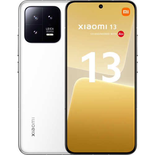 Смартфон Xiaomi 13 12/256 ГБ CN, Dual nano SIM, белый смартфон xiaomi 13 12 512 гб cn dual nano sim синий