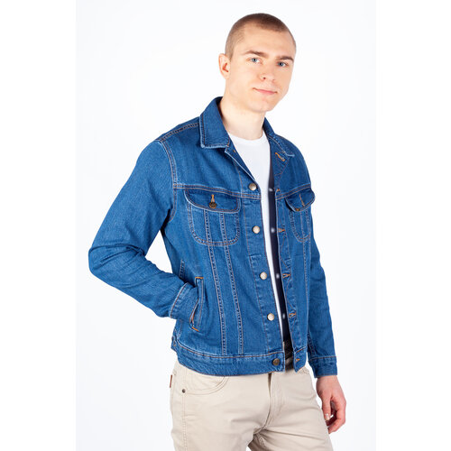Джинсовая куртка Lee, размер XL, синий джинсовая куртка lee размер xl черный
