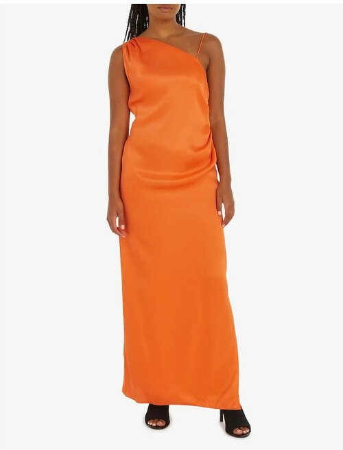 Платье CALVIN KLEIN, размер 38, оранжевый