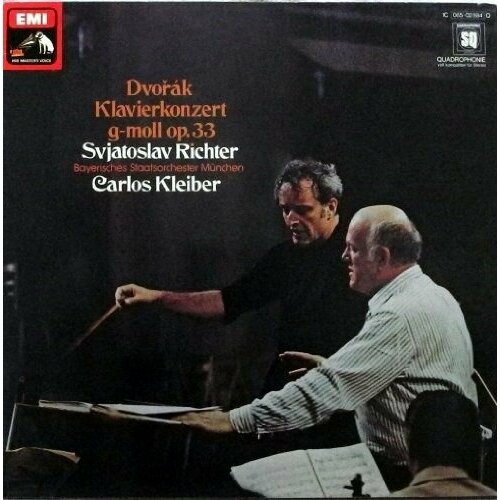 Виниловая пластинка DVOR K Piano Concerto in G, Op.33. Sviatoslav Richter, Bayerisches Staatsorchester. Carlos Kleiber. Recorded in STEREO / QUADRAPHONIC (1 LP) look there s a helicopter