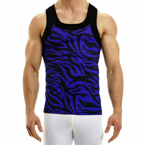 фото Майка modus vivendi tiger tanktop, размер xl, синий