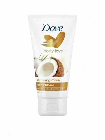 Крем для рук Dove Restoring Care с кокосовым маслом и миндальным молочком 75 мл (из Финляндии)