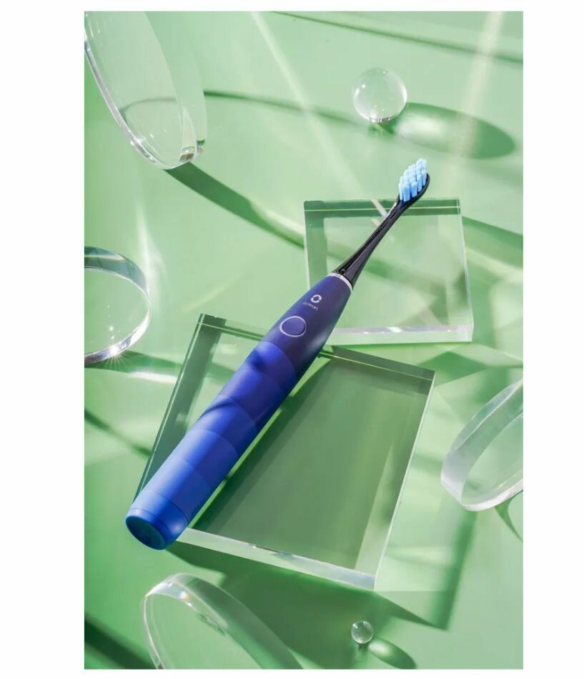 Электрическая зубная щетка Комплект 2в1 Oclean Find Duo Set (2 шт, Красная и Синяя) - фото №13