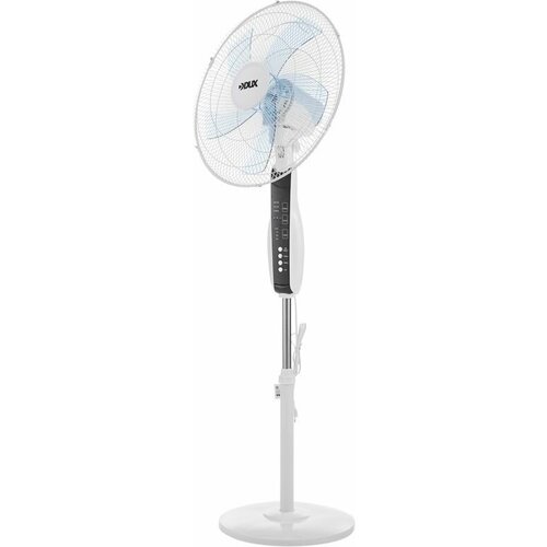 Вентилятор напольный белыйсиний 60 Вт 5 лопастей ду управление 1039000₽