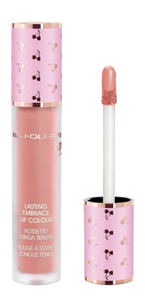 Жидкая губная помада / 1 biscuit pink / Naj Oleari Lasting Embrace Lip Colour