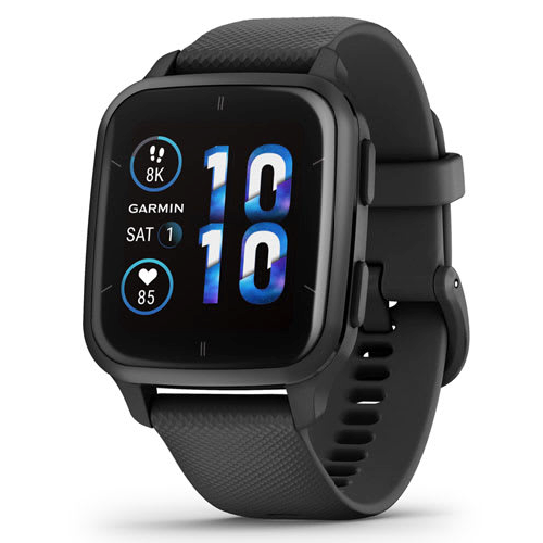 Умные часы Garmin Venu Sq 2 Music Edition Slate Aluminium Bezel with Black Case and Silicone Band 010-02700-10 3569000₽