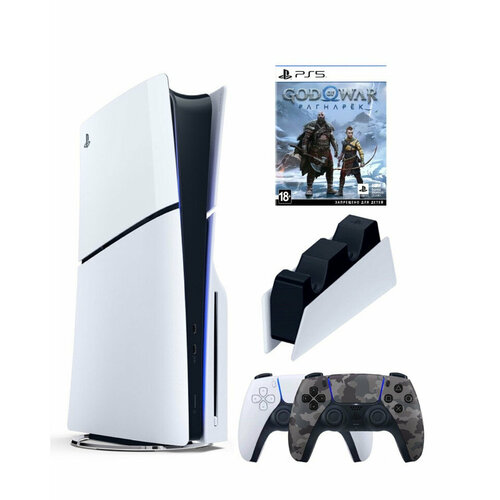 Приставка Sony Playstation 5 slim 1 Tb2-ой геймпадCamoзарядноеGod of War 7299000₽