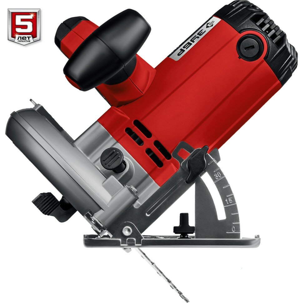 ЗУБР Пила дисковая, 90°-65 мм, диск 190 мм, 1600 Вт, ЗУБР ( ПД-65 )