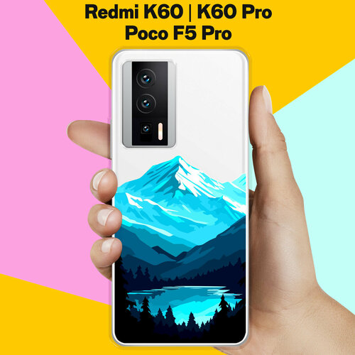 Силиконовый чехол на Xiaomi Redmi K60 / Xiaomi Redmi K60 Pro / Poco F5 Pro Горное Озеро / для Сяоми Редми К60 / Сяоми Редми К60 Про / Поко Ф5 Про силиконовый чехол на xiaomi redmi k60 xiaomi redmi k60 pro poco f5 pro горы для сяоми редми к60 сяоми редми к60 про поко ф5 про