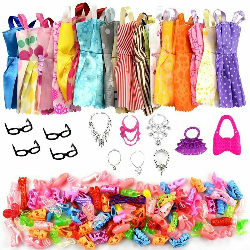 Набор одежды для куклы Barbie София 29-30см аксессуары обувь платья