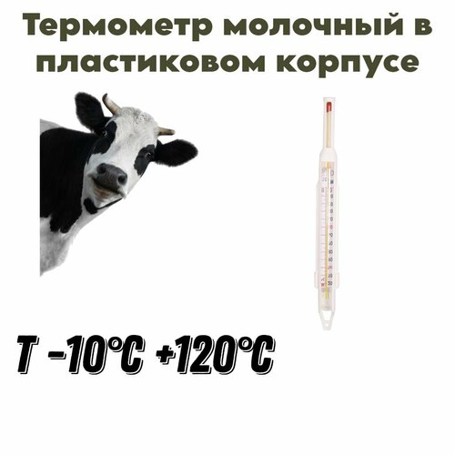 Термометр молочный в пластиковом корпусе (t -10C +120C)