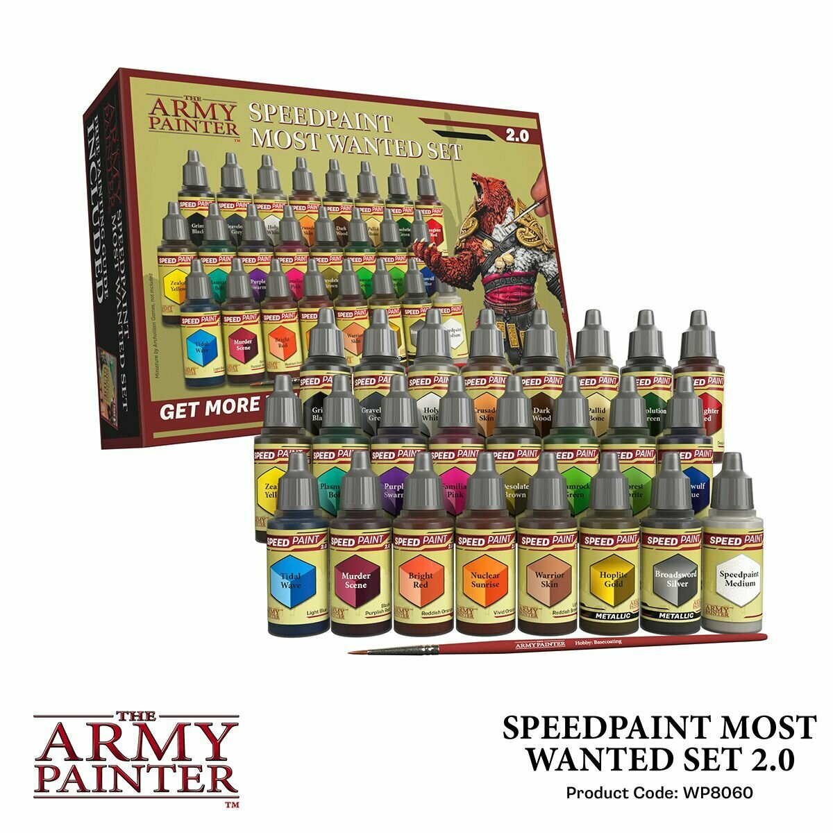 Набор акриловых красок Army Painter Speedpaint Most Wanted Set 2.0