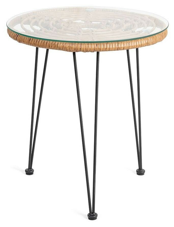 Набор садовой мебели для обеда Адриан GS008 искусственный ротанг бежевый: стол, кресла Без бренда - фото №9