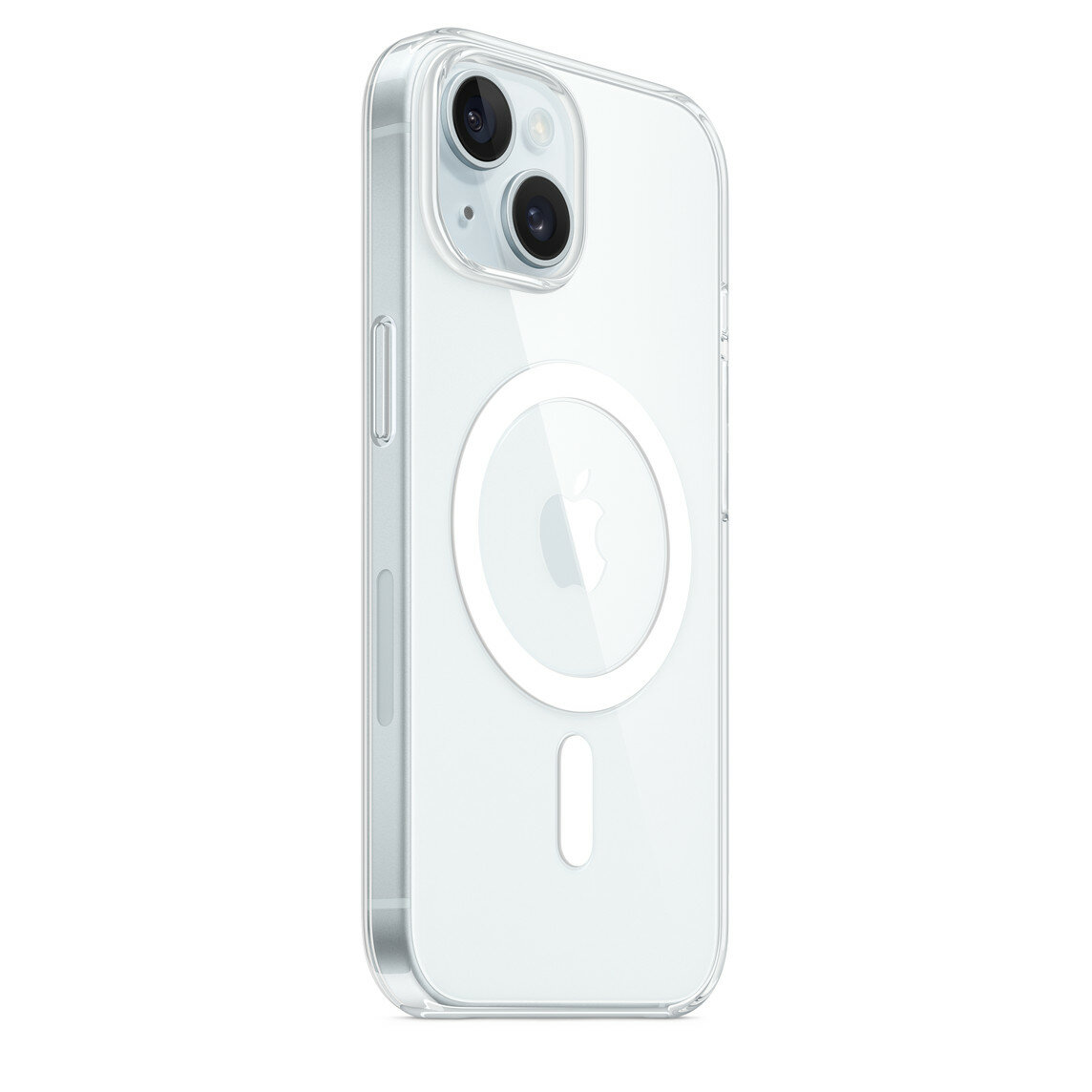 Чехол для Iphone 15 / на Айфон 15 с MagSafe пластиковый прозрачный