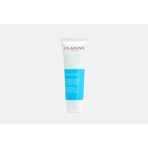 Освежающий отшелушивающий крем для лица Clarins Fresh Scrub / объём 50 мл clarins fresh scrub крем для лица освежающий отшелушивающий 50 мл