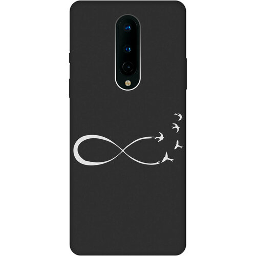 Матовый Soft Touch силиконовый чехол на OnePlus 8, ВанПлюс 8 с 3D принтом Infinity W черный матовый soft touch силиконовый чехол на oneplus 8 ванплюс 8 с 3d принтом sarcasm element w черный