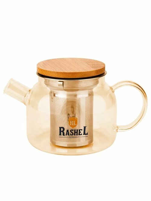 Чайник заварочный с фильтром колбой RasheL 0,6 л