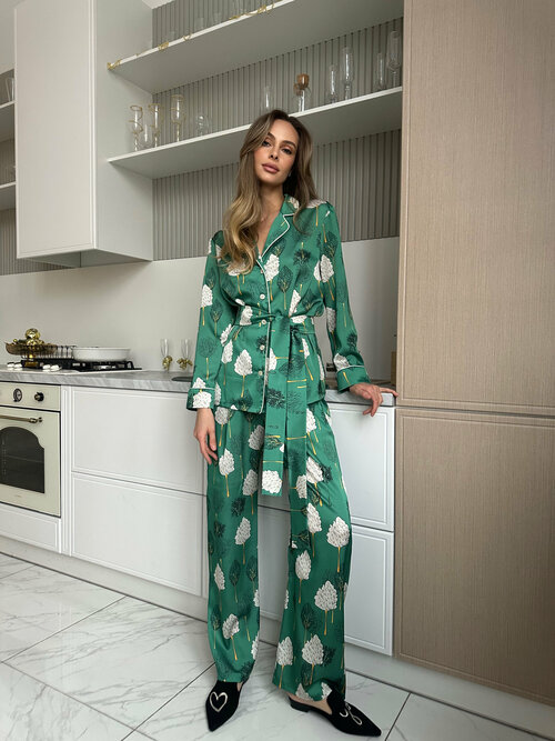 Пижама Pijama Story, размер XL, зеленый