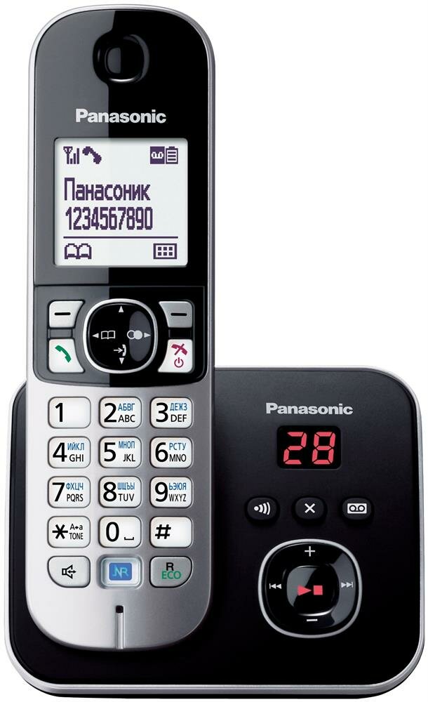 Радиотелефон Panasonic KX-TG6821 черный