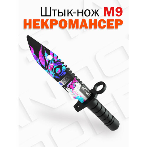 Деревянный штык-нож М9 Байонет Никромансер / M9 Bayonet тренировочный Words of standoff