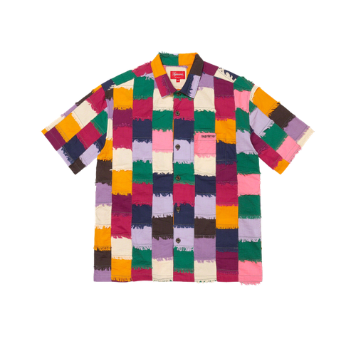 фото Рубашка supreme, размер m, мультиколор