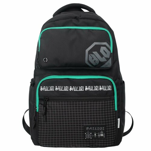 фото Рюкзак молодежный современный унисекс универсальный с большим количеством отделений для прогулок, школы, университета bailiqi №34 bags-art