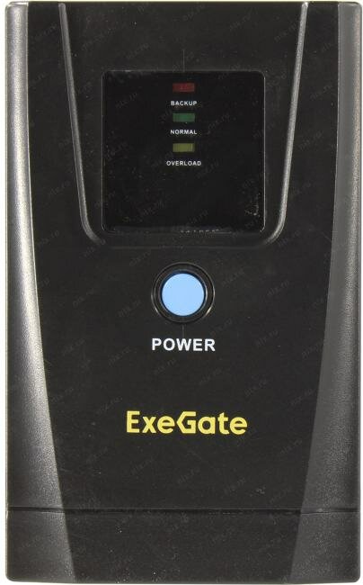 Источник бесперебойного питания Exegate EX292778RUS 900VA/500W, LED, AVR,1*Schuko+2*C13, RJ45/11,USB, метал - фото №6