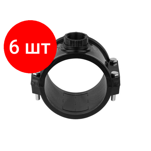 Комплект 6 штук, Хомут ПЭ 110х1