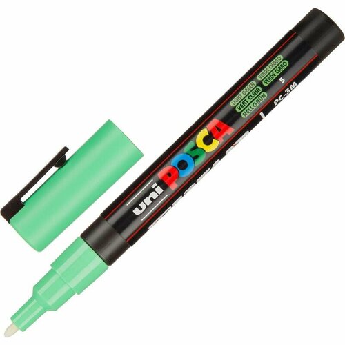 Маркер акриловый Posca PC-3M (0.9-1.3мм, салатовый) 1шт.