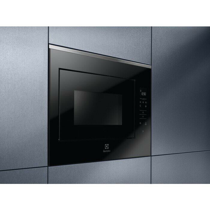 Микроволновая Печь Electrolux 26л. 900Вт черный/нержавеющая сталь (встраиваемая) - фото №5