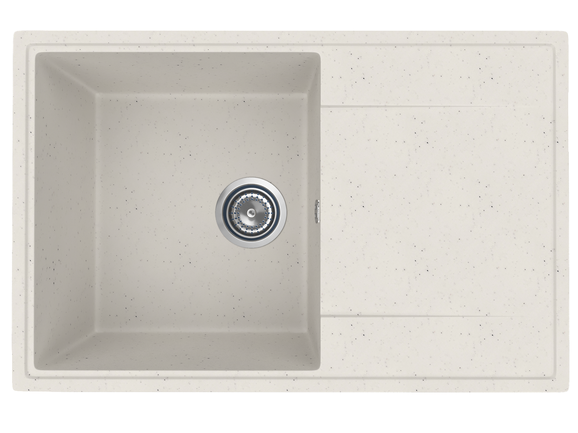 фото Мойка Practik PR-M 735-001 белый камень