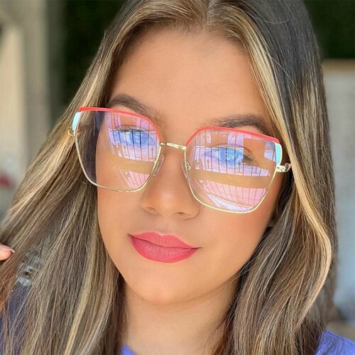 Солнцезащитные очки , золотой, розовый