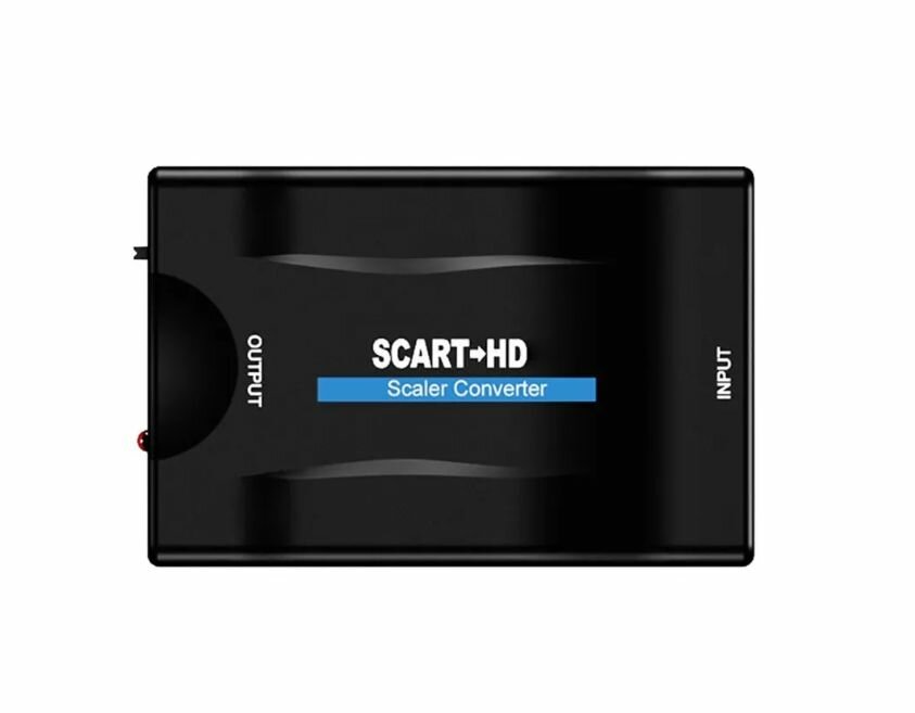 Адаптер- Конвертер Video Converter SCART- HDMI 1080P с блоком питания