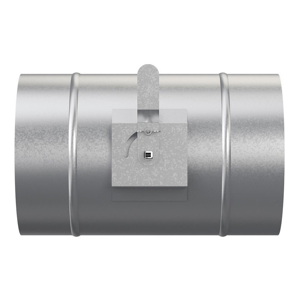 Дроссель-клапан для круглых воздуховодов d160 мм оцинкованный Era Pro